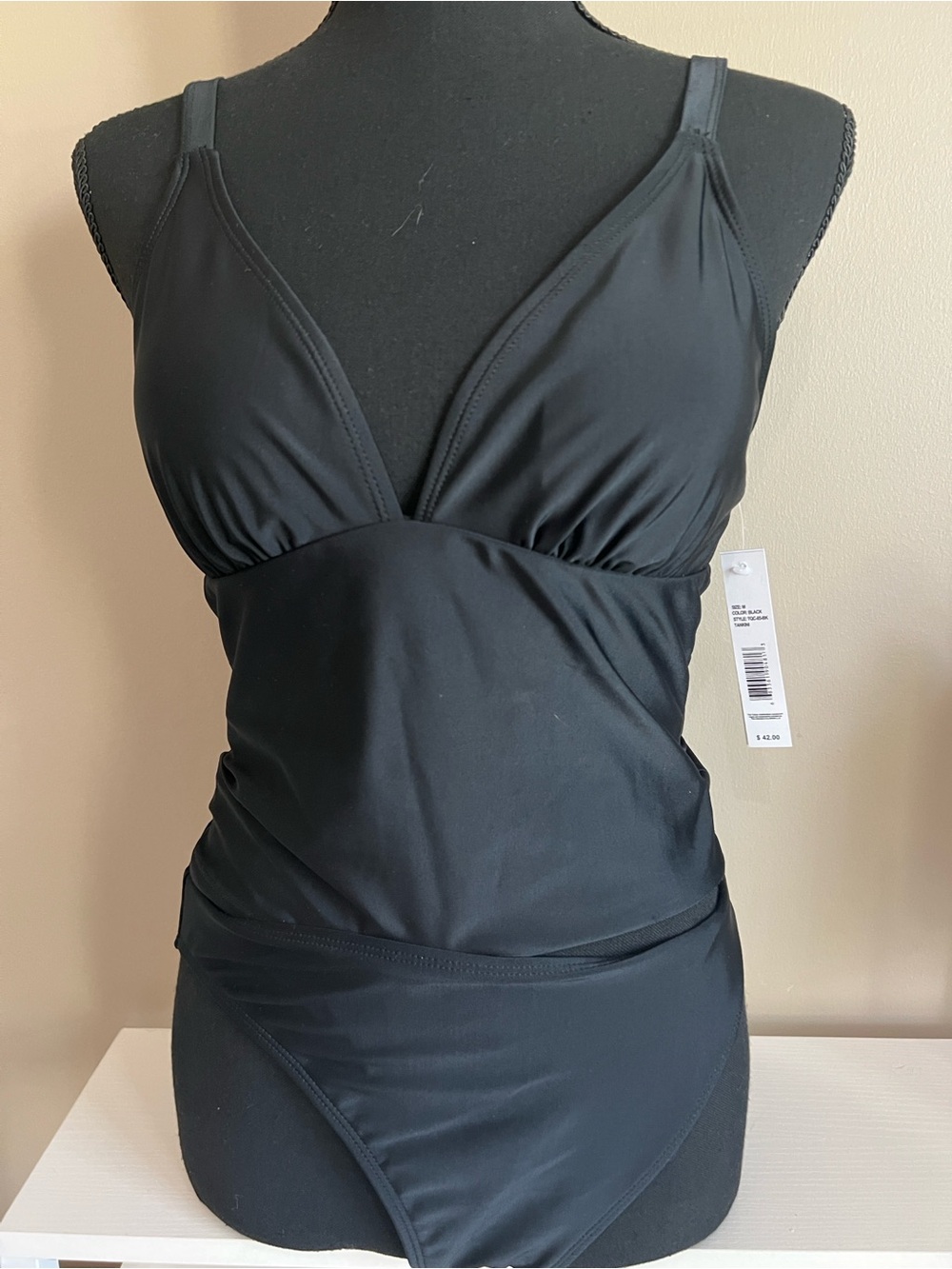 Tahari Black Women's Tankini Set